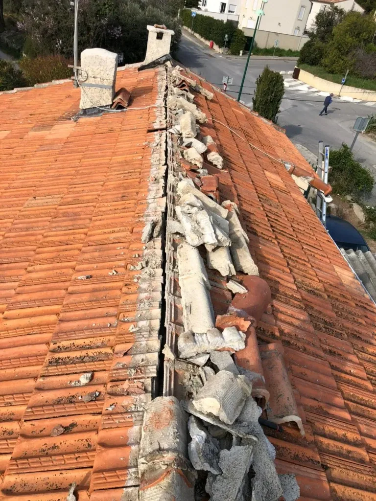 La même toiture après rénovation par RENE COUVERTURE